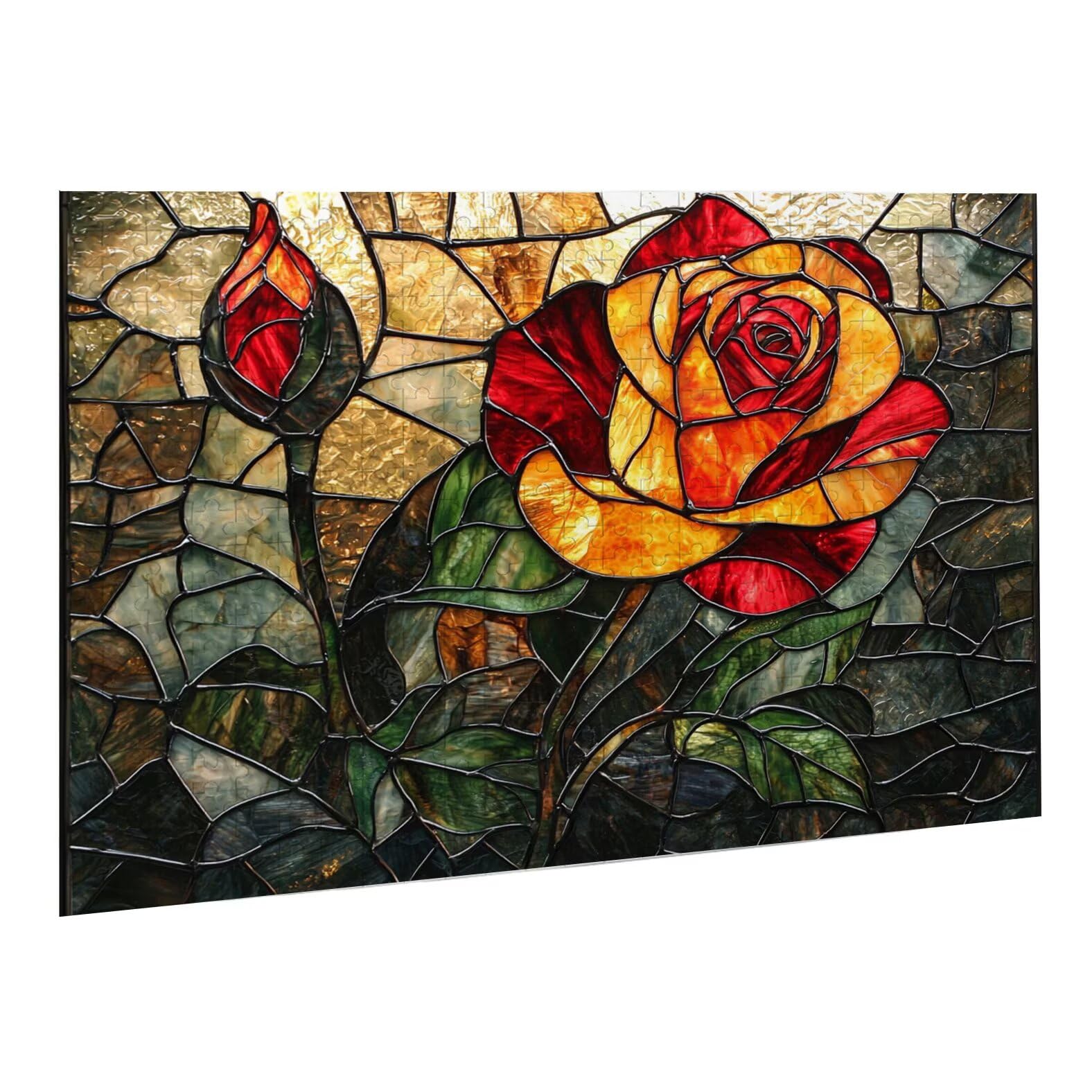 Jigsaw Puzzle, 6000 Pezzi Puzzle Classici, Vetro Puzzle Rilassamento Intelligence, Mpossibile Difficile Puzzles impegnativo per adulti Puzzles per Gioco Familiare, Regalo per Amore Amico Rosa K0F-263