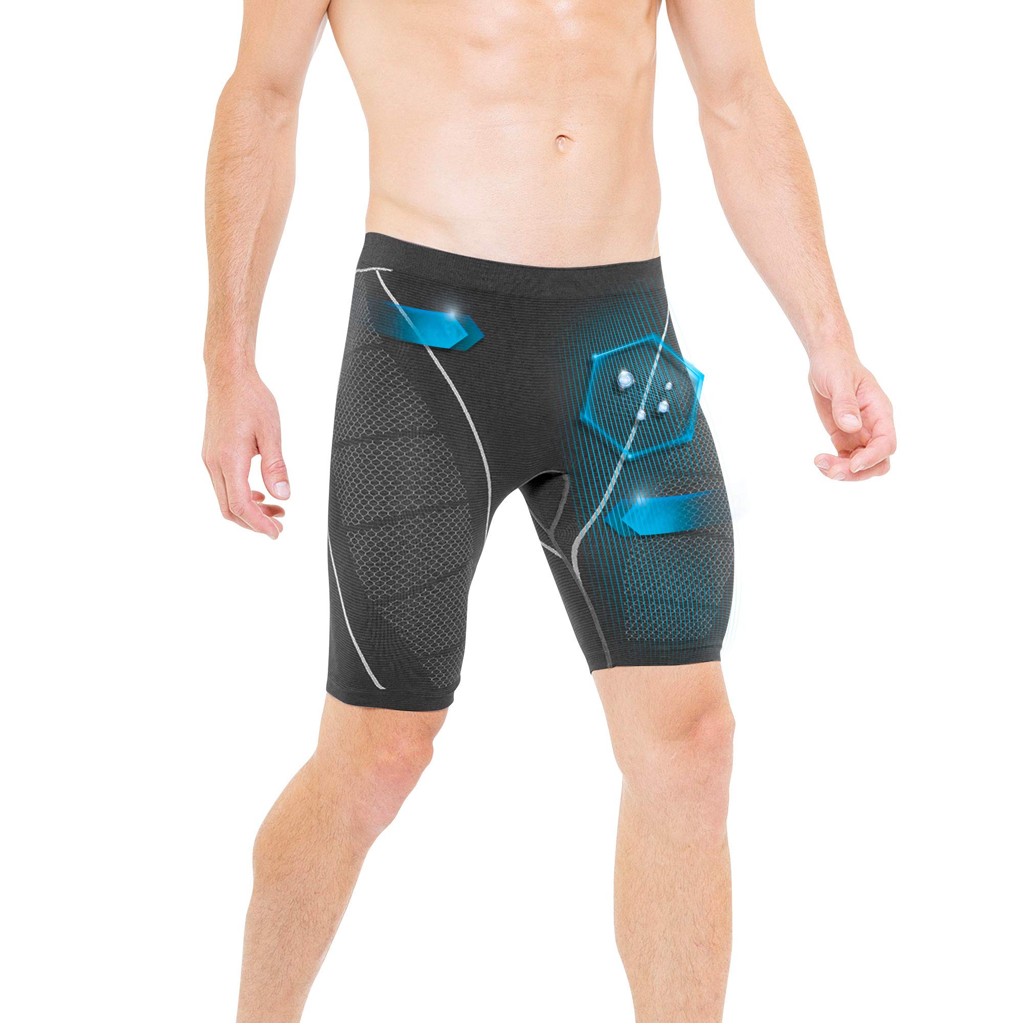 Cellutex Men's Cycling Shorts, Mens, T124, Black, FR : Taille Unique (Taille Fabricant : S/M)