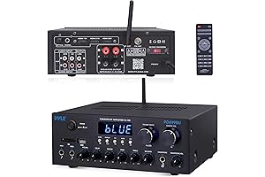Pyle Home Audio Amplifier Receiver Combo with Optical Input