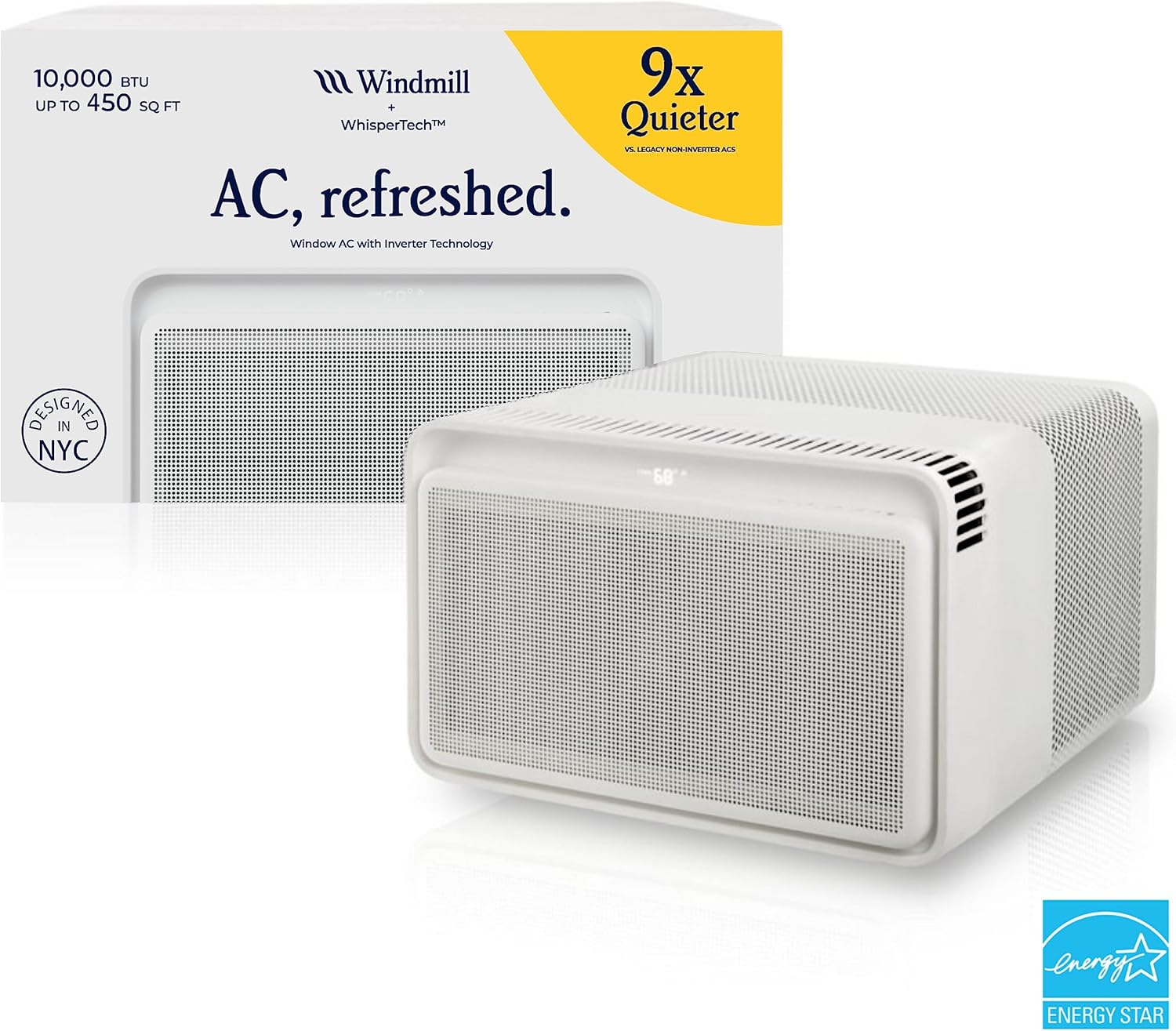 Windmill Smart Inverter Air Conditioner with Whisper Tech, Easy to Install, Ultra