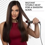 CHI Lava Glide Fer à cheveux, Lève-cheveux en céramique pour styling lisse & Brillante longue durée, réchauffage rapide pour le redressage professionnel, 1"