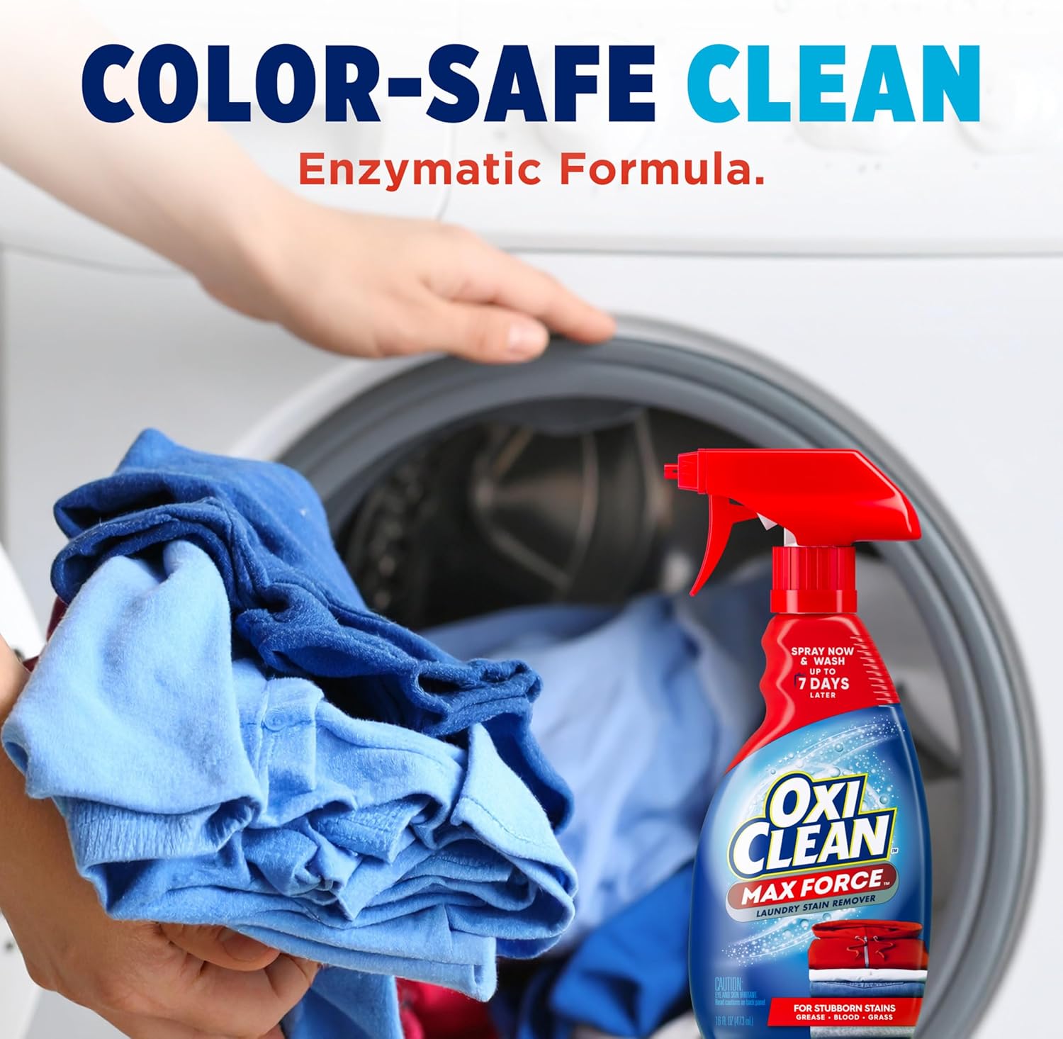 View OxiClean Max Force Laundry Stain Remover Spray, 12 Fl. Oz, 3-Pack product details on Amazon