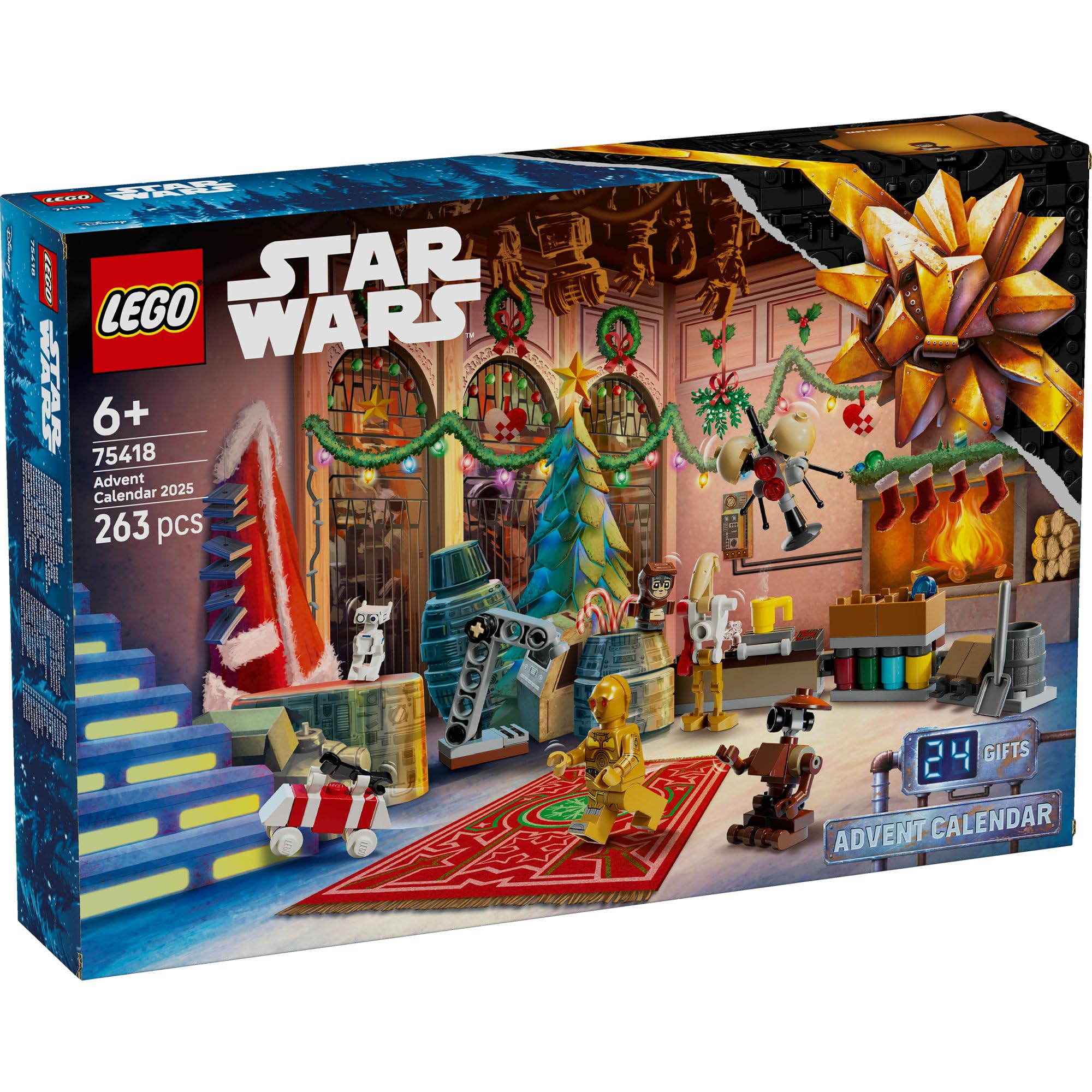 レゴ　スターウォーズ　アドベントカレンダー×7 Amazon.com: LEGO Star Wars Advent Calendar 75307 Awesome Toy