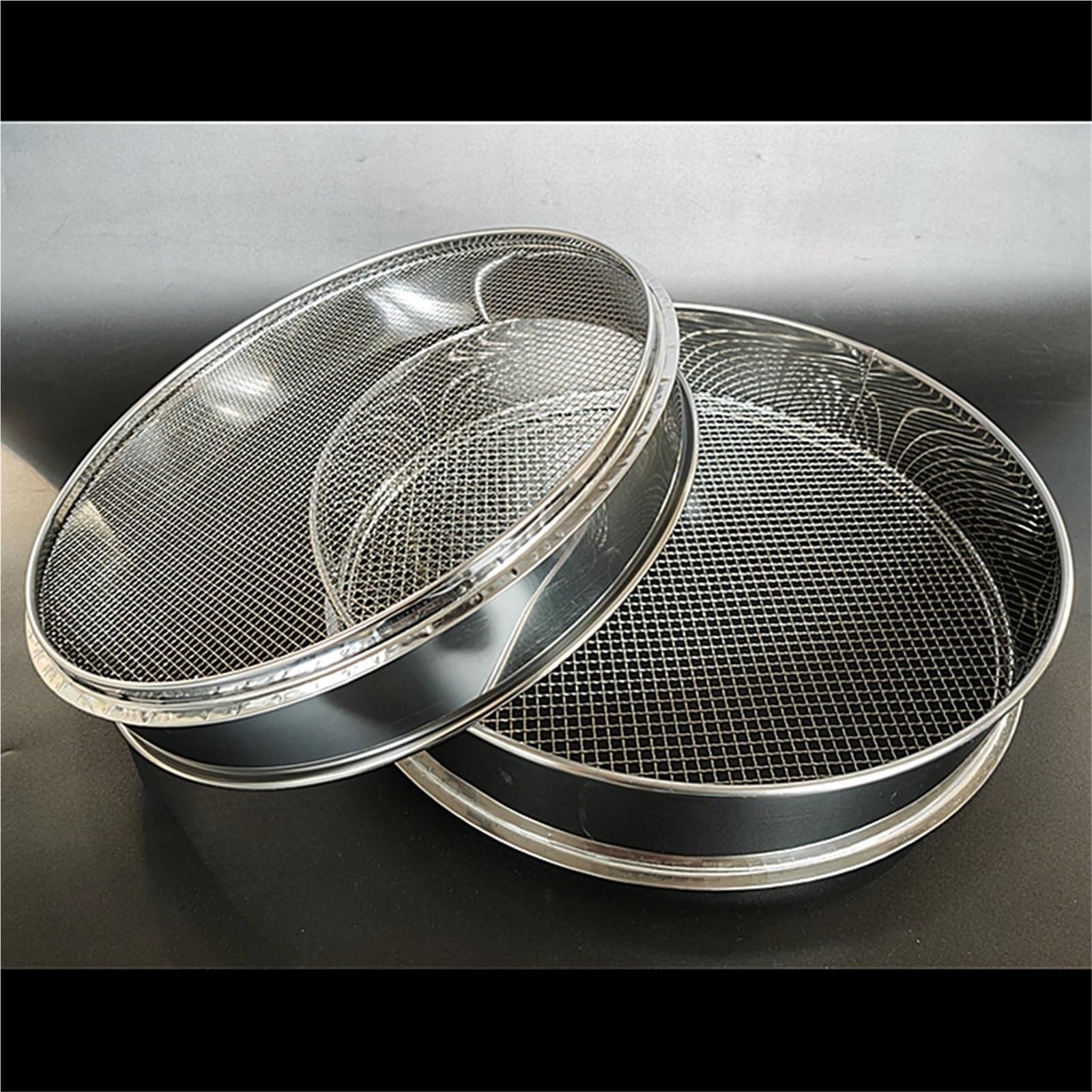 Tamiz de harina de acero inoxidable 304 de alta calidad, 1 colador de malla 120 de 15 cm, tamiz de malla 2-500 para cocinar y cocinar, agitador de filtro de cocina