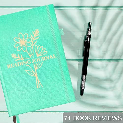 Miniatura 9 de Diario de lectura, diario de lectura de libros, seguimiento y revisa tu lectura, accesorios de libros de regalo para amantes de los libros y