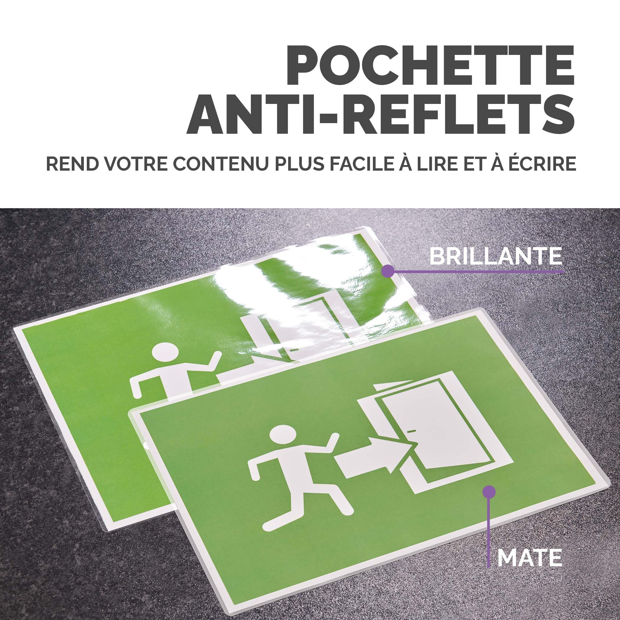 Fellowes Pochettes de Plastification A4 80 Microns Pack de 100 Feuilles Finition Mate