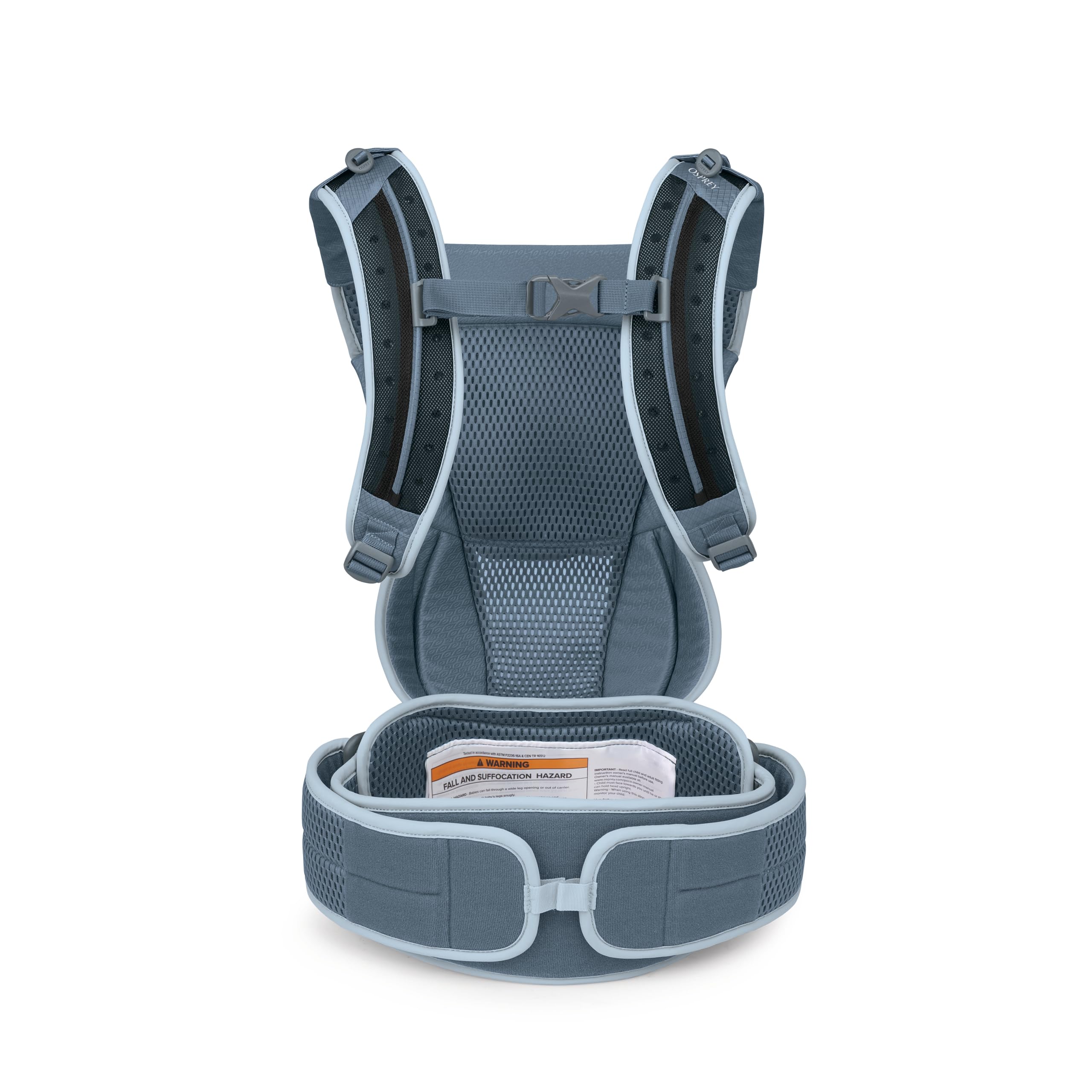 Osprey Poco Soft Carrier (Tre posizioni di trasporto dal neonato al bambino | Cintura ventrale imbottita extra-larga e ventilata | Imbracatura per le spalle traspirante) - Tidal