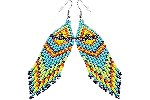 Elegant Fulani Tassel Earrings: A Vibrant Tribute to Afrocentric Style