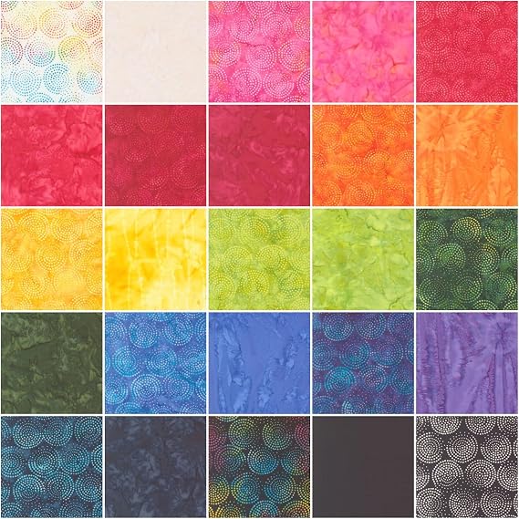 Echo Batiks Layer Cake 10-inch Precut Fabric Squares (42 pcs)