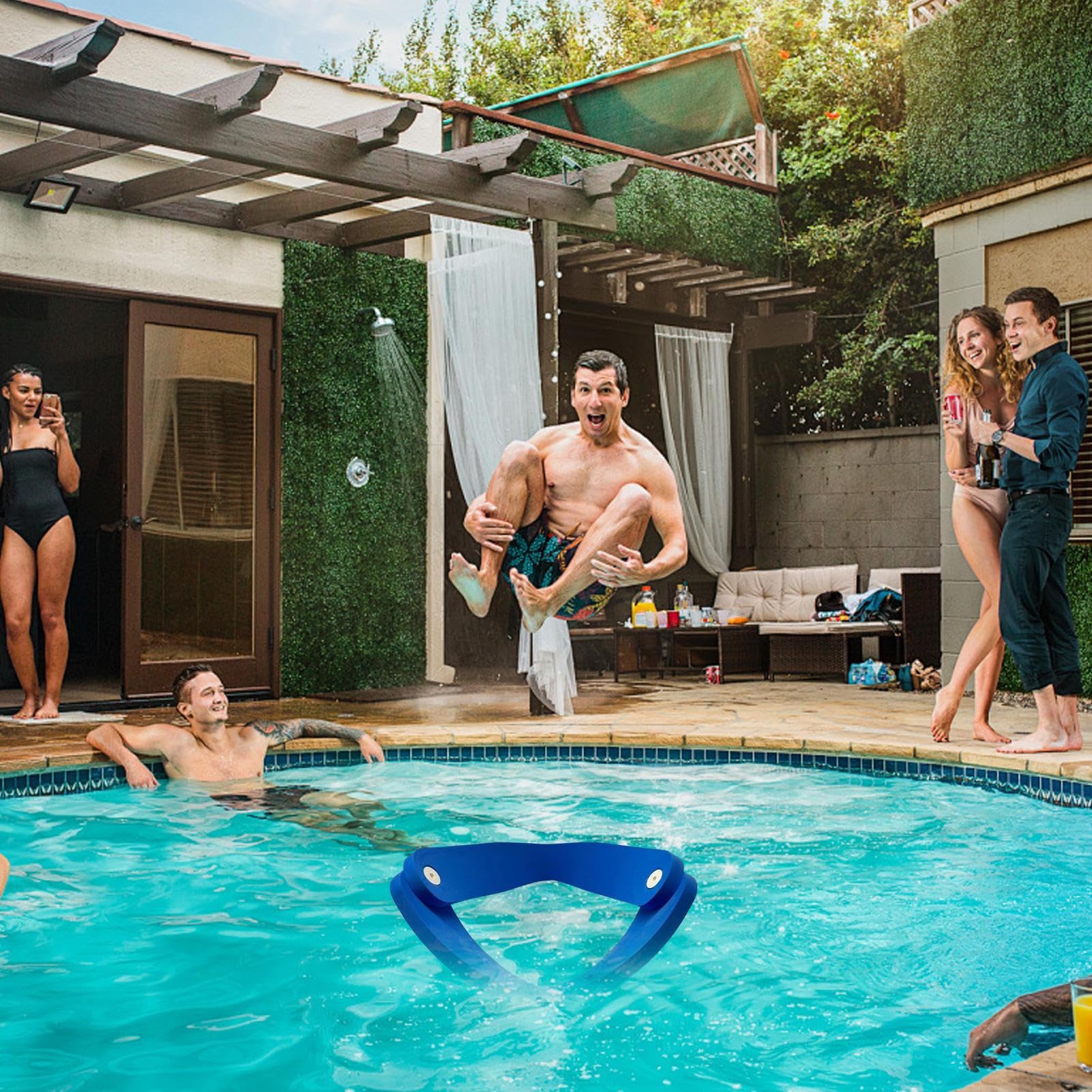 Chaise Flottante pour Piscine Selle Stable Hamac Sièges Adultes Plage Lac