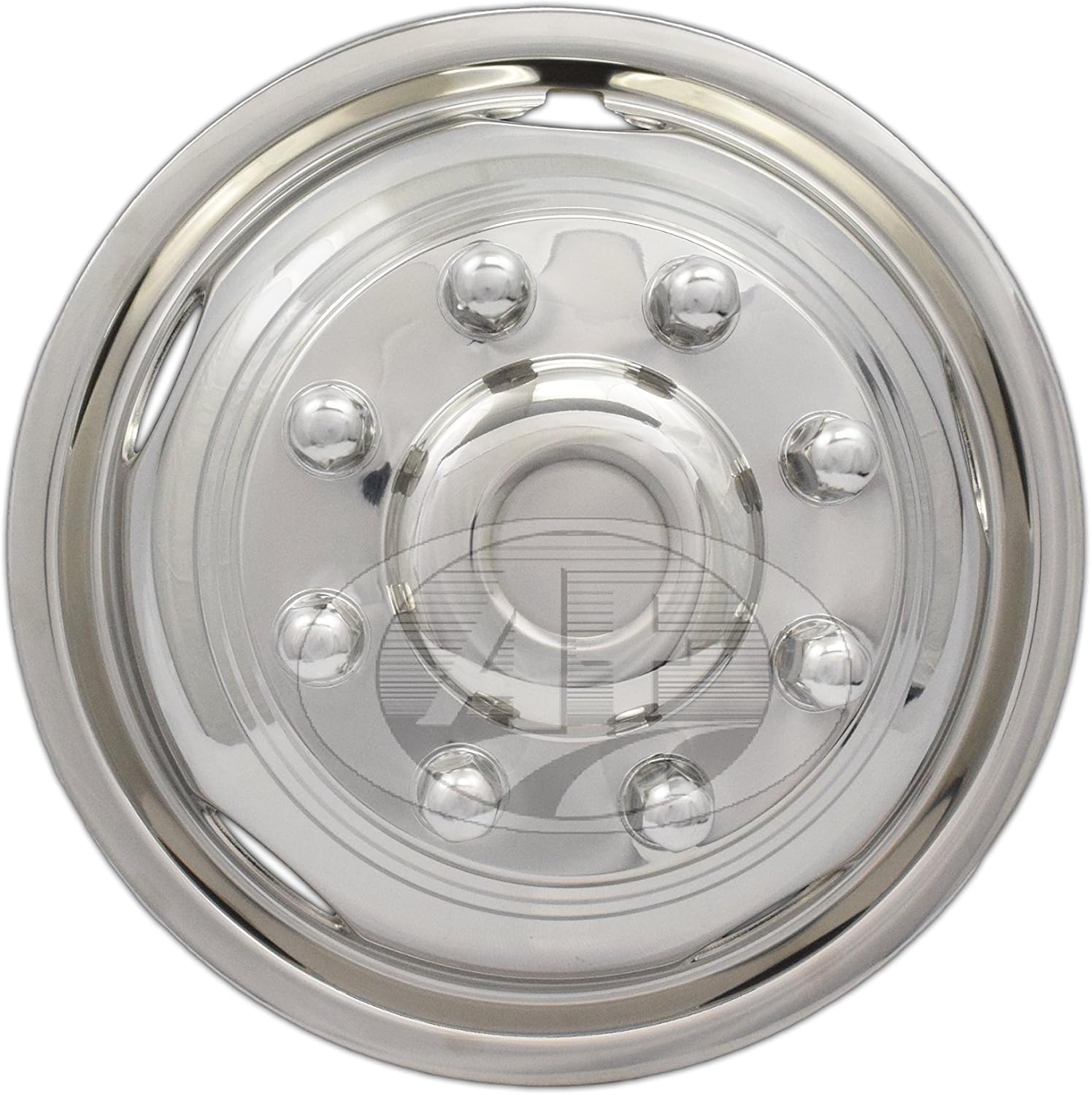 A+ 17" Stainless Steel Wheel Simulator Dually rim liner skin Fits: 2008-2016 GMC 3500 / 2013-2016 Dodge 3500 Dually Trucks