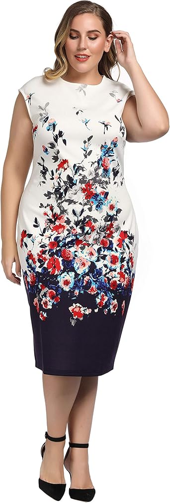 amazon plus size casual dresses