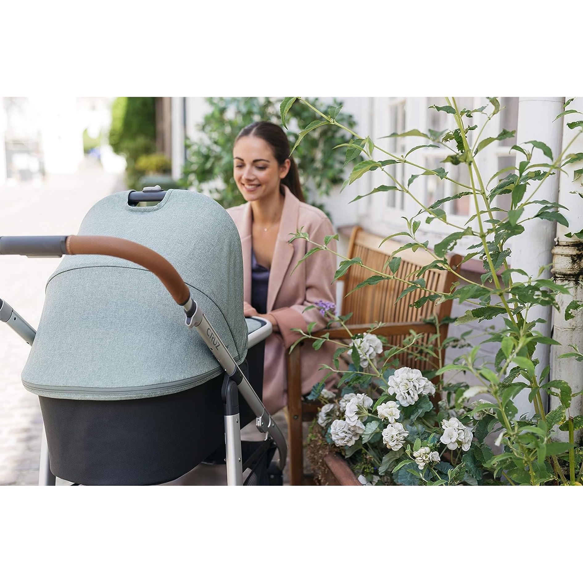 Set di 4 Coperture per Maniglie in Pelle PU Antipolvere, Accessori per Passeggino, Protezione per Maniglia Passeggino Adatto alla Maggior Parte dei Modelli di Passeggini