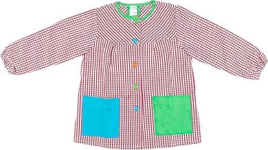 H HANSEL HOME Children's School Robe Multicoloured Baby Checkered