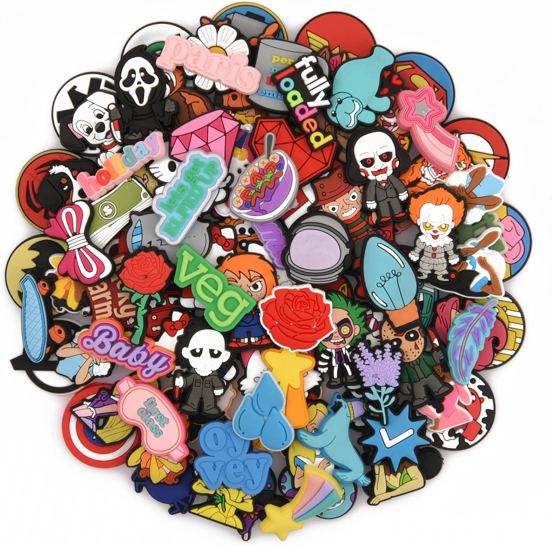 UNNUNN Lovely Shoe Charms Packs Decorations for Kids Girl Boys Adults Men Women Party Favor Gifts
