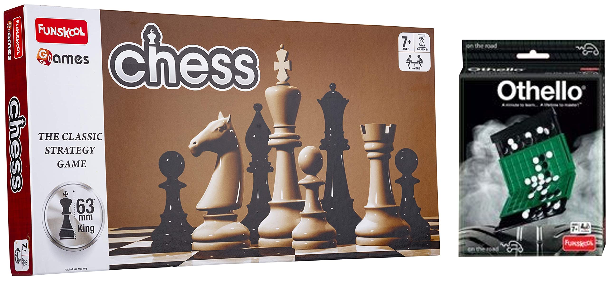 Funskool Kid, Adult Games - Travel Othello, Multicolor & Chess Board Set, Black and White Board Game (B0BMV7RDSF) Amazon Price History, Amazon Price Tracker