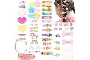 50 Pcs Girls Hair Clips: The Perfect Accessory for a Little Princess's Enchanting Locks