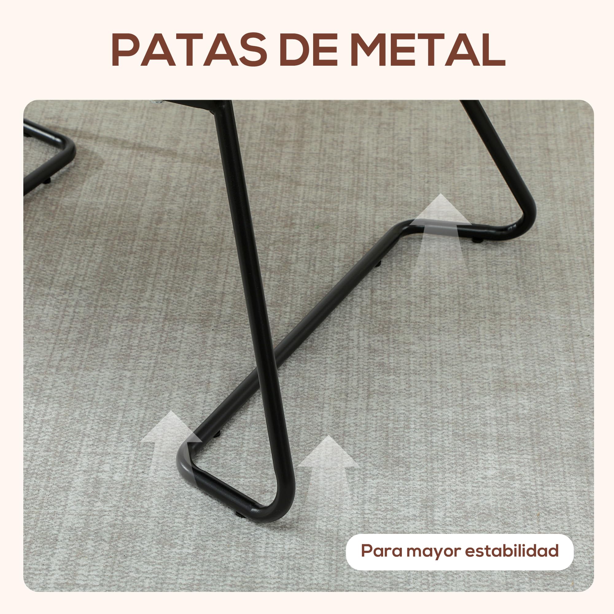 HOMCOM Butaca de Salón Moderna Sillón Lectura con Asiento Ancho de 46 cm y Acolchado Tapizado en Terciopelo Patas de Metal Silla Tocador para Salón Sala de Estar Dormitorio Crema