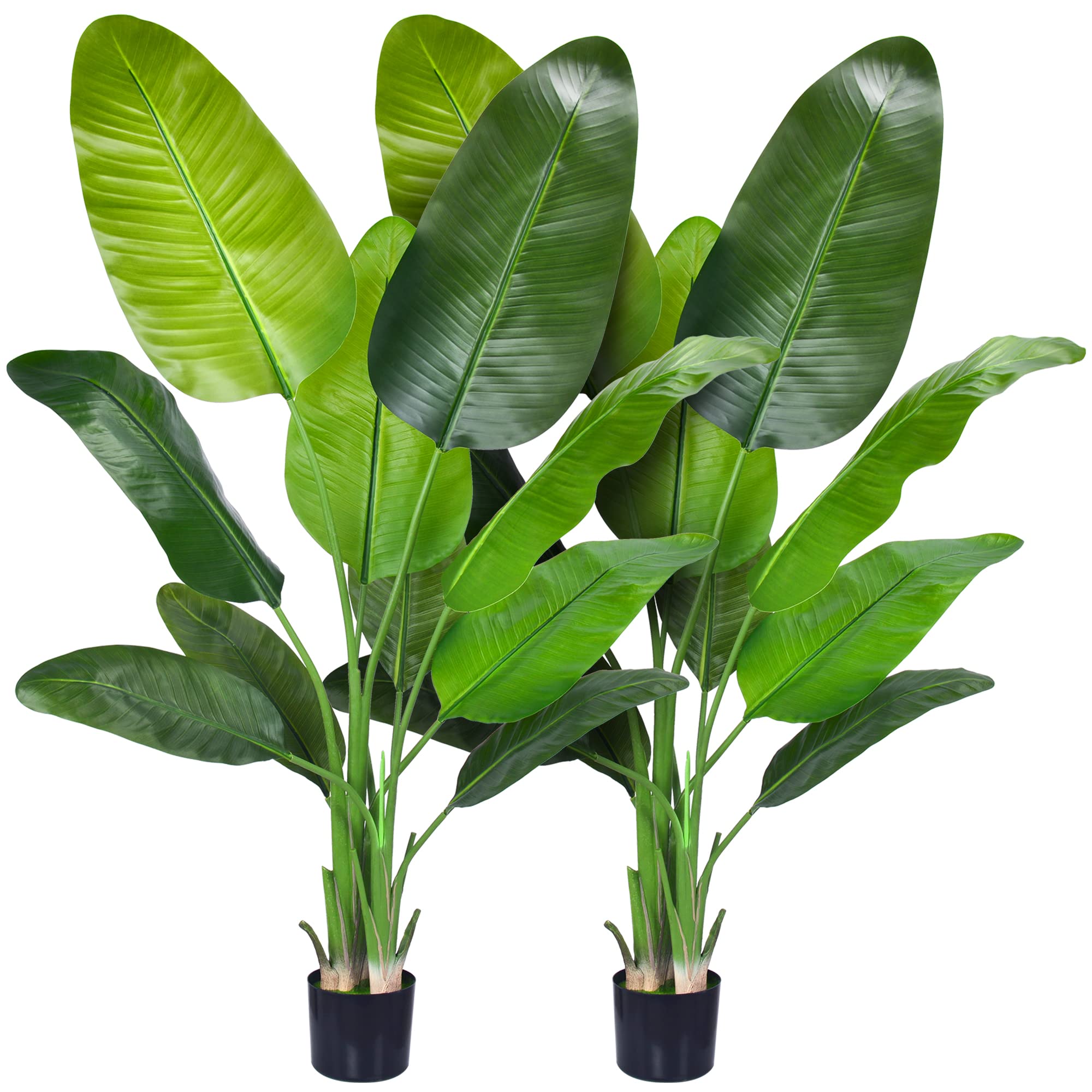 Aphighjoy Bird of Paradise Artificial Plant Fake Plants Areca Palm
