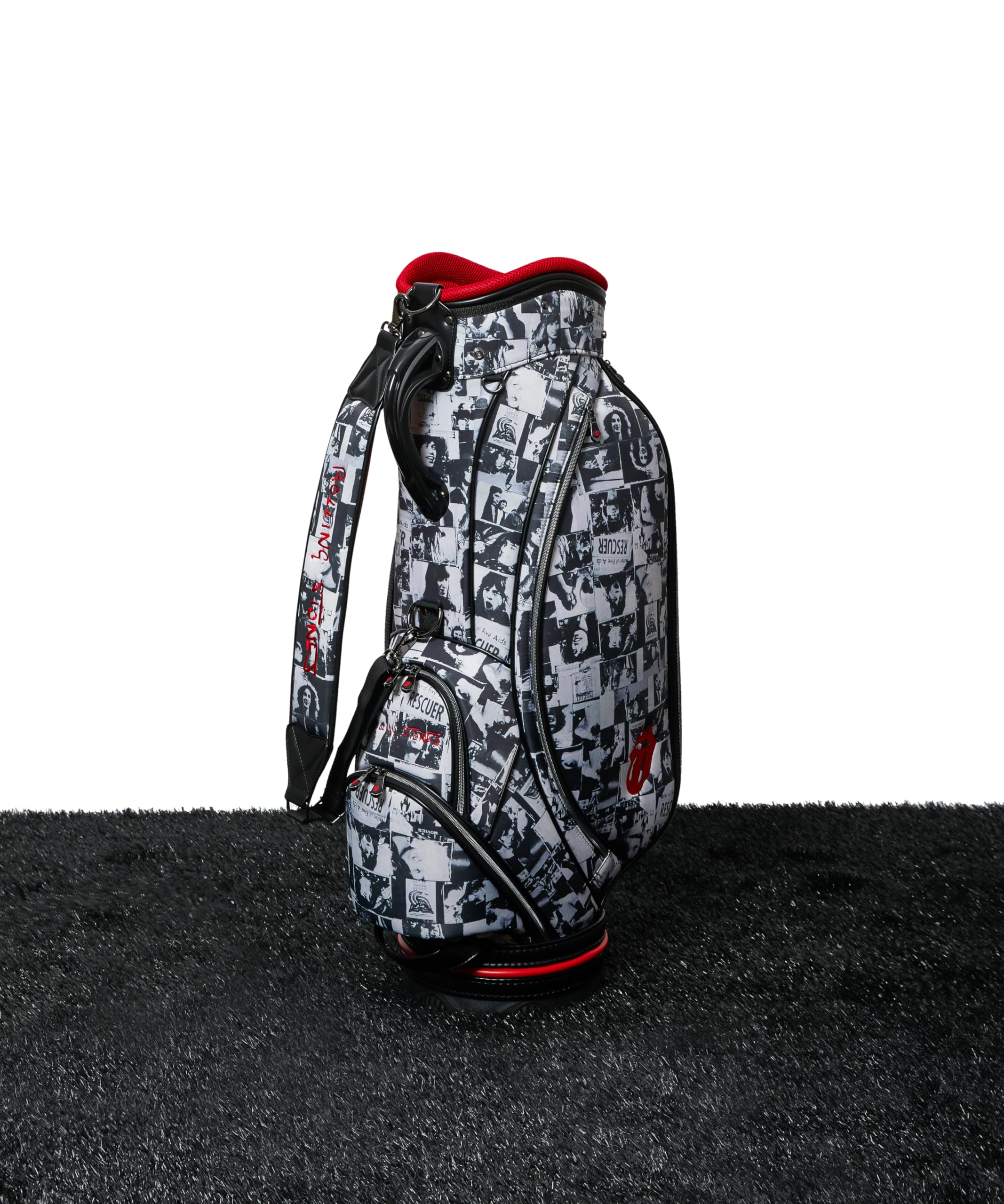 The Rolling Stones キャディバッグ 黒/赤 The Rolling Stones キャディバッグ 黒/赤 楽天市場】【The Rolling