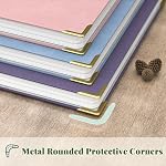 Smarpau Notebook A5, 240 Pages Wirebound Spiral Notebooks, 100gsm Thick Paper, PU Leather Journals for Women Men Note Taking School Office - 5.5''*8.3'', Pink