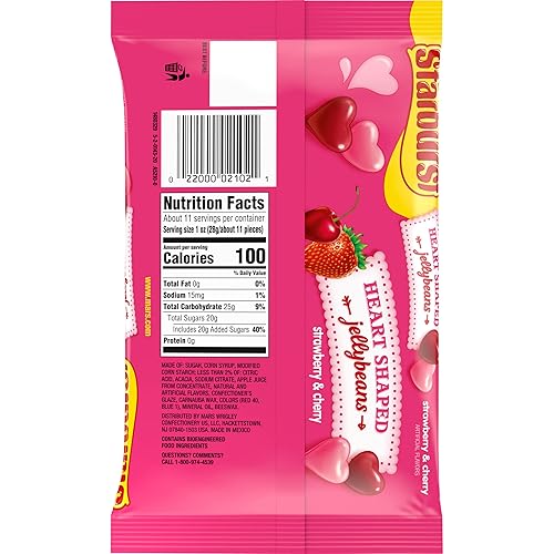 Miniatura 3 de Starburst - Jellybeans en forma de corazón, bolsa de 11 onzas, paquete de 4