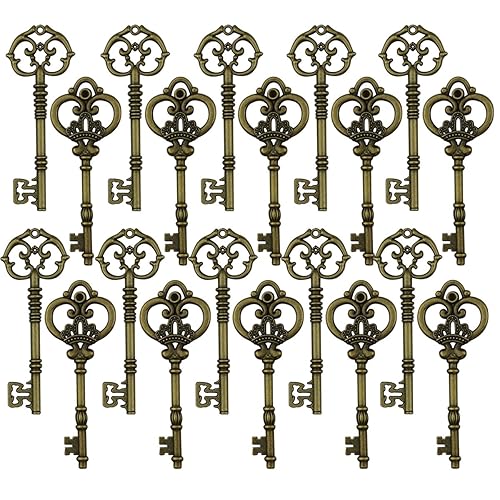 Gutapo Extra Large Antique Skeleton Keys for Wedding Decoration Favor