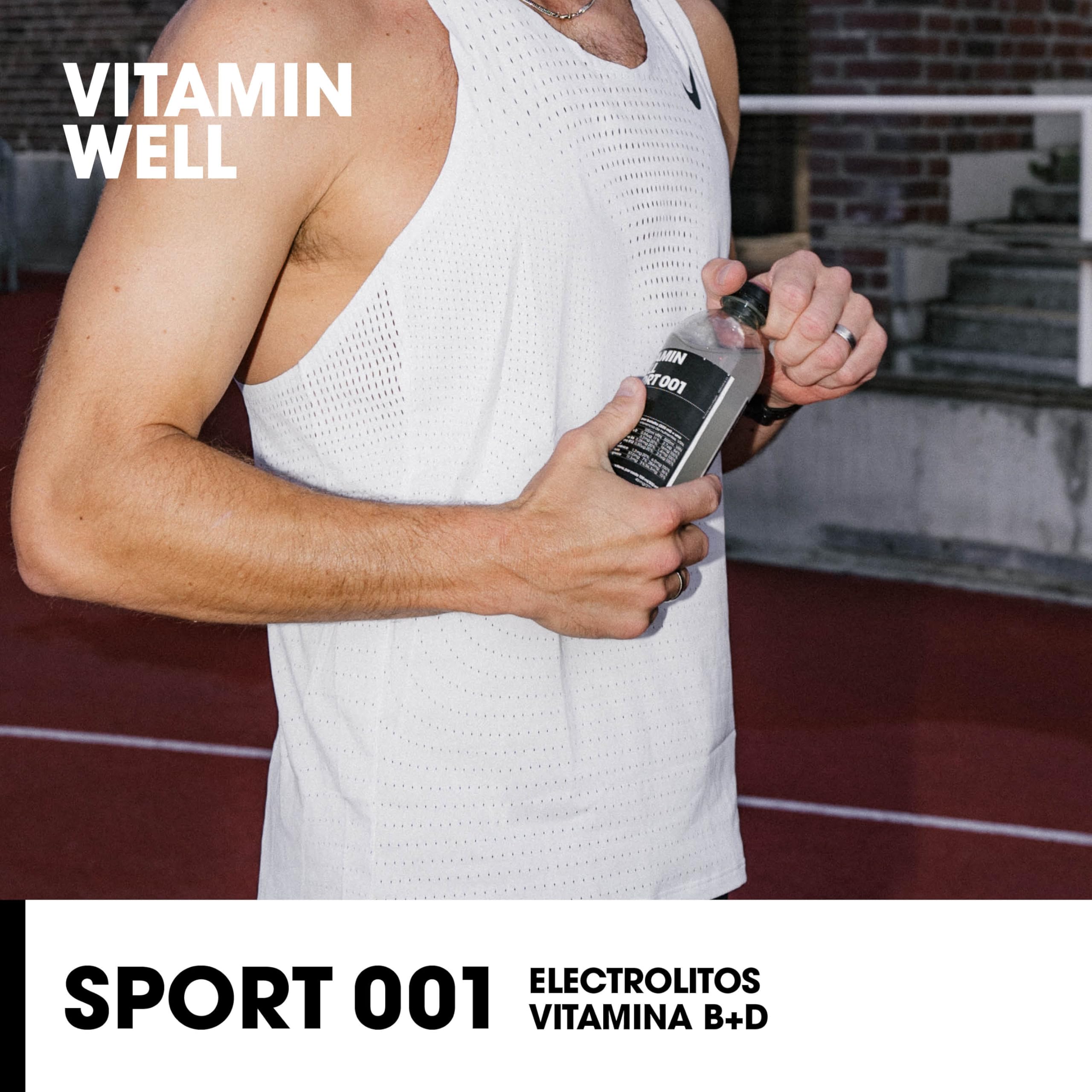 Vitamin Well - Enriquecido con Vitaminas D y B, Magnesio, Zinc, Sabor Limón-Lima Reload & Sport 001 (12 x 500ml)