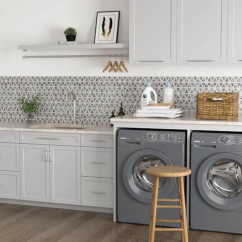 Miniatura 41 de Kichae Fregadero de lavandería de 21 x 18 pulgadas, fregadero de acero inoxidable de 12 pulgadas de profundidad para debajo de la encimera, lavabo