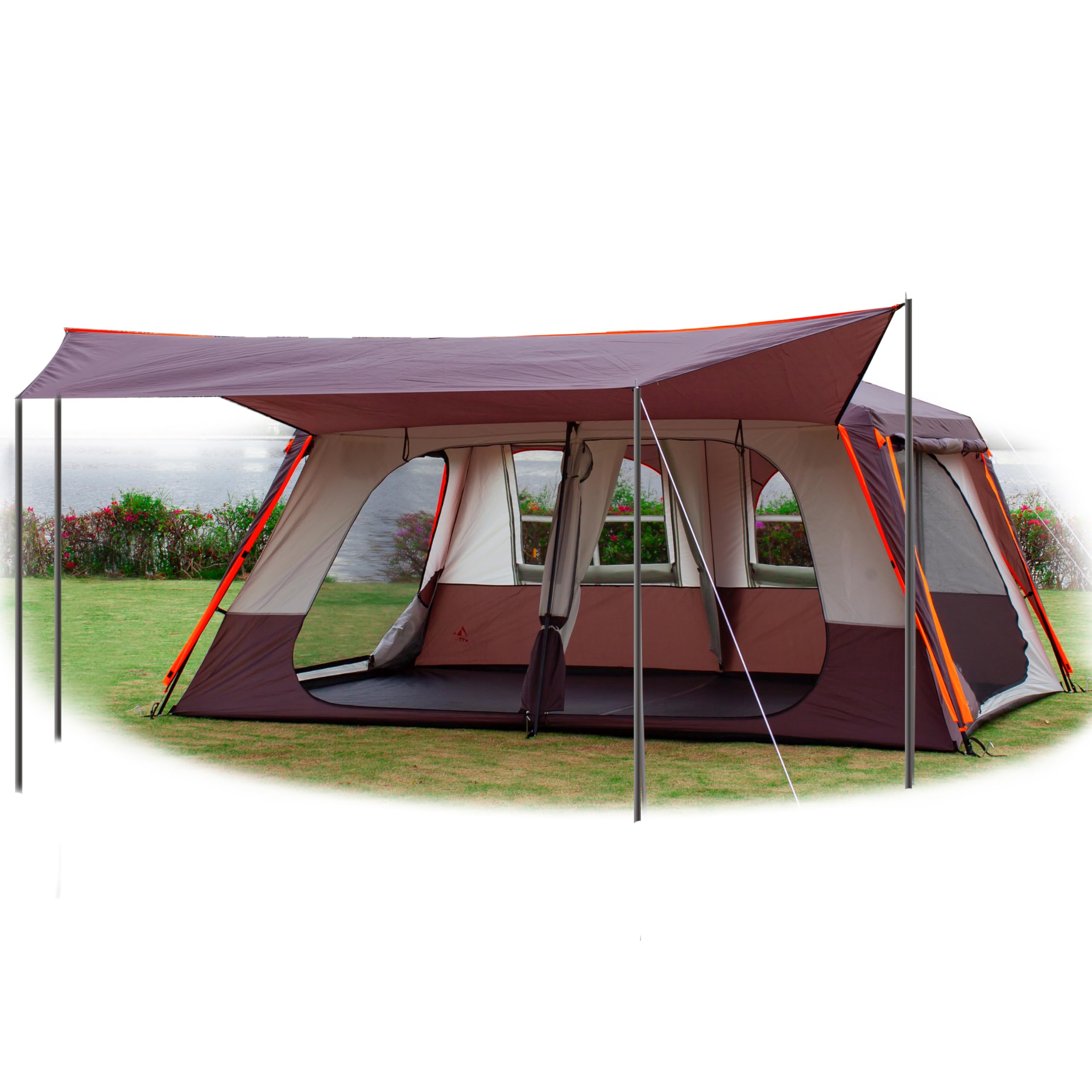 Person Tent Extra Large Family Camping Tents KTT Extra Large Tent