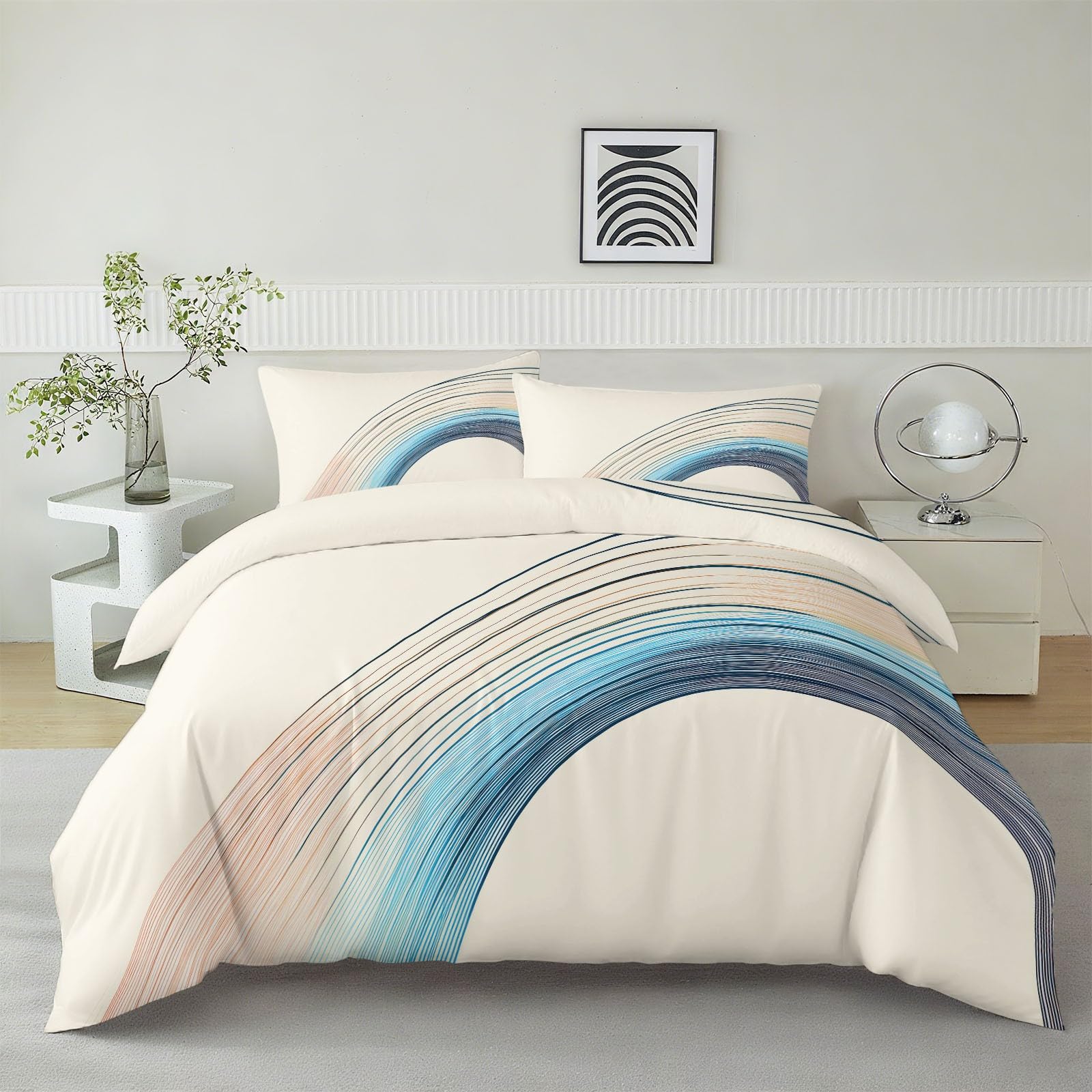 Housse couette avec fermeture éclair fini la couette qui glisse