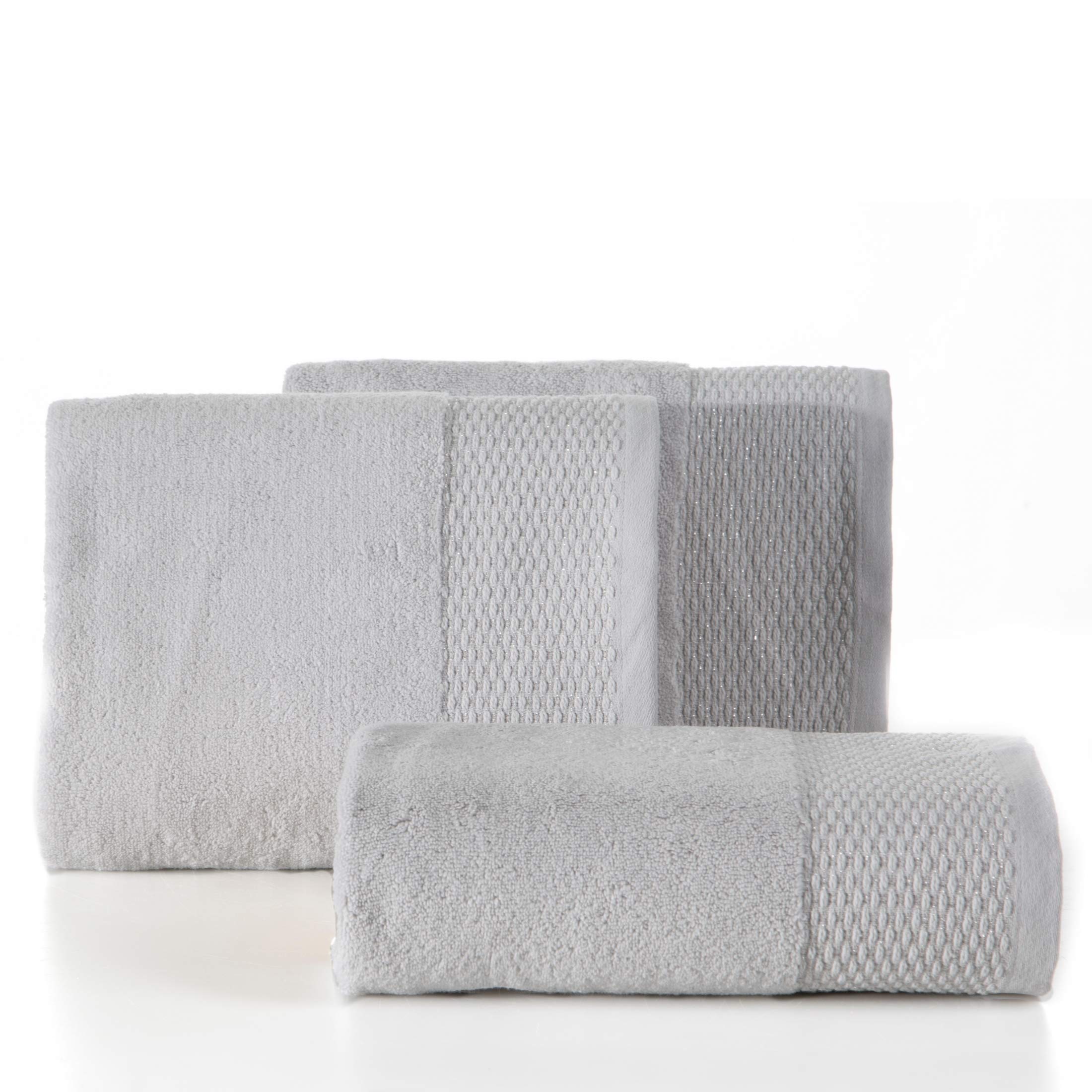 Serviette coton doux Eurofirany drap de bain chic fil métallisé 70x140 cm