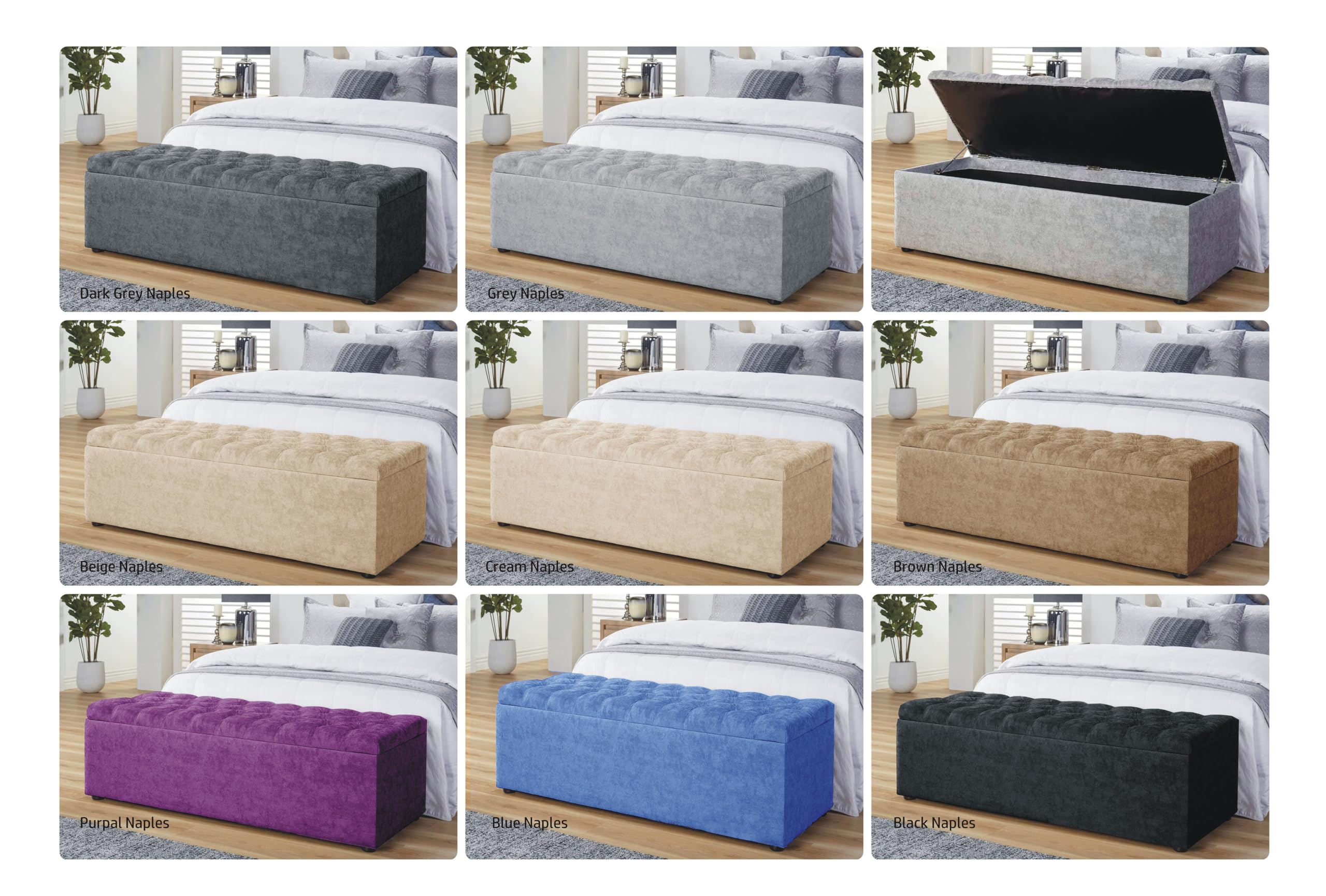Pouf Coffre De Rangement 38X38X38Cm, Repose-Pieds Boîte Siège De