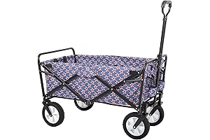 Mac Sports WTC-111 Outdoor Utility Wagon, Solid Blue
