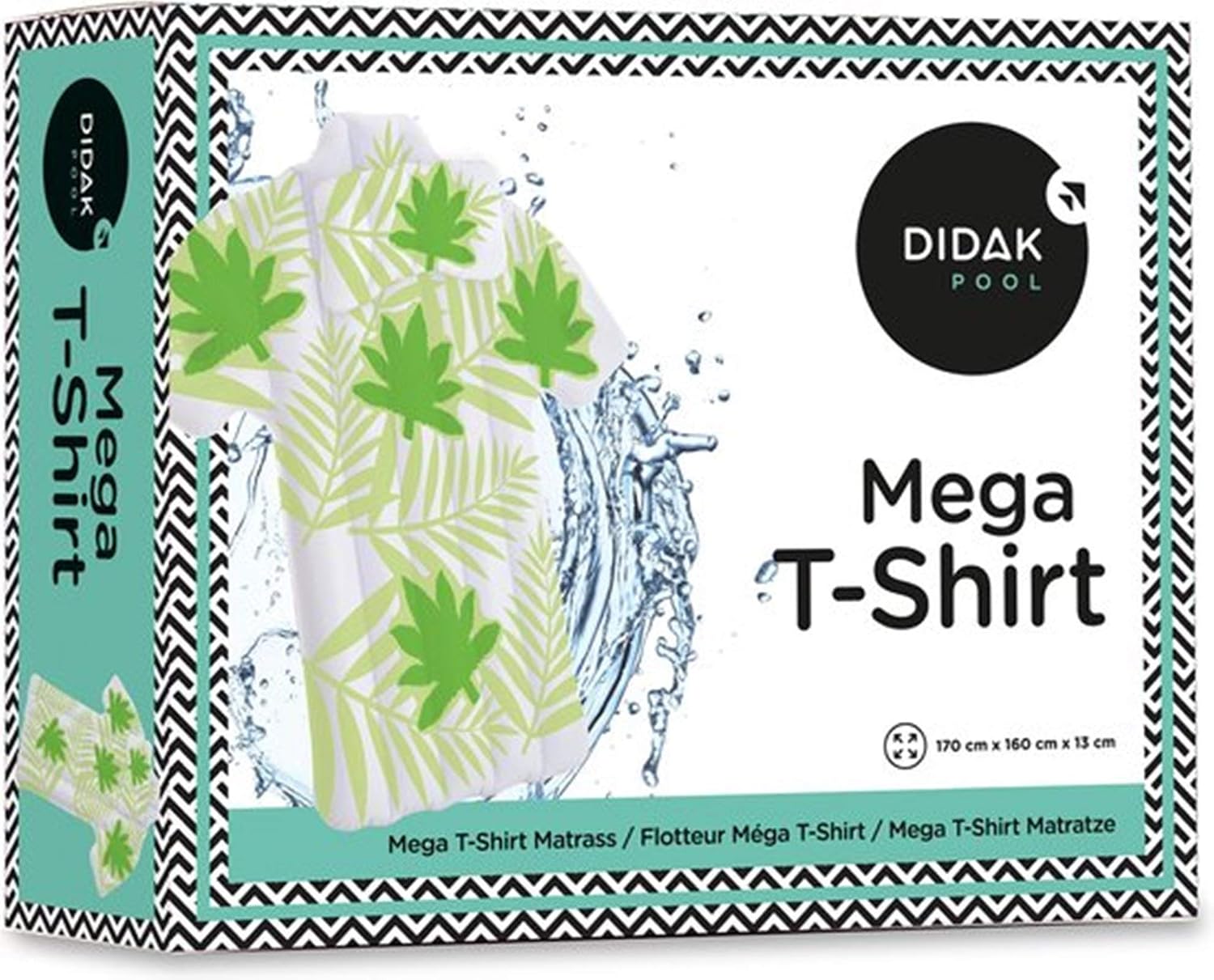 Mega T-Shirt Mattress - 170 x 160 x 13 cm