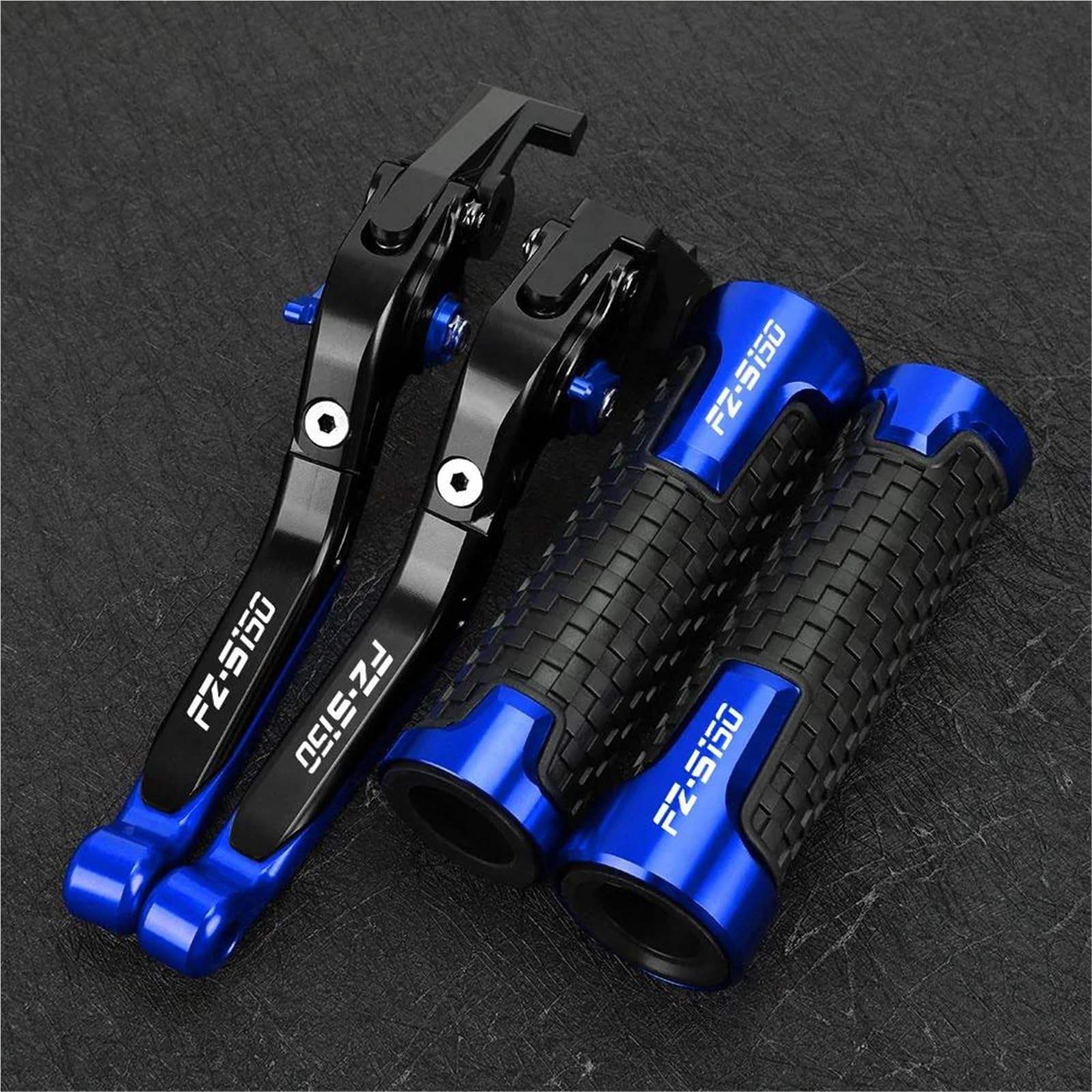 Tgvselpj Blue 1 Motorcycle Part Motorcycle Adjustable Handle Parts Folding Extendable Brake Clutch Levers For Y-Amaha Fz-S150 Fzs150 2015-2016(Blue 1)