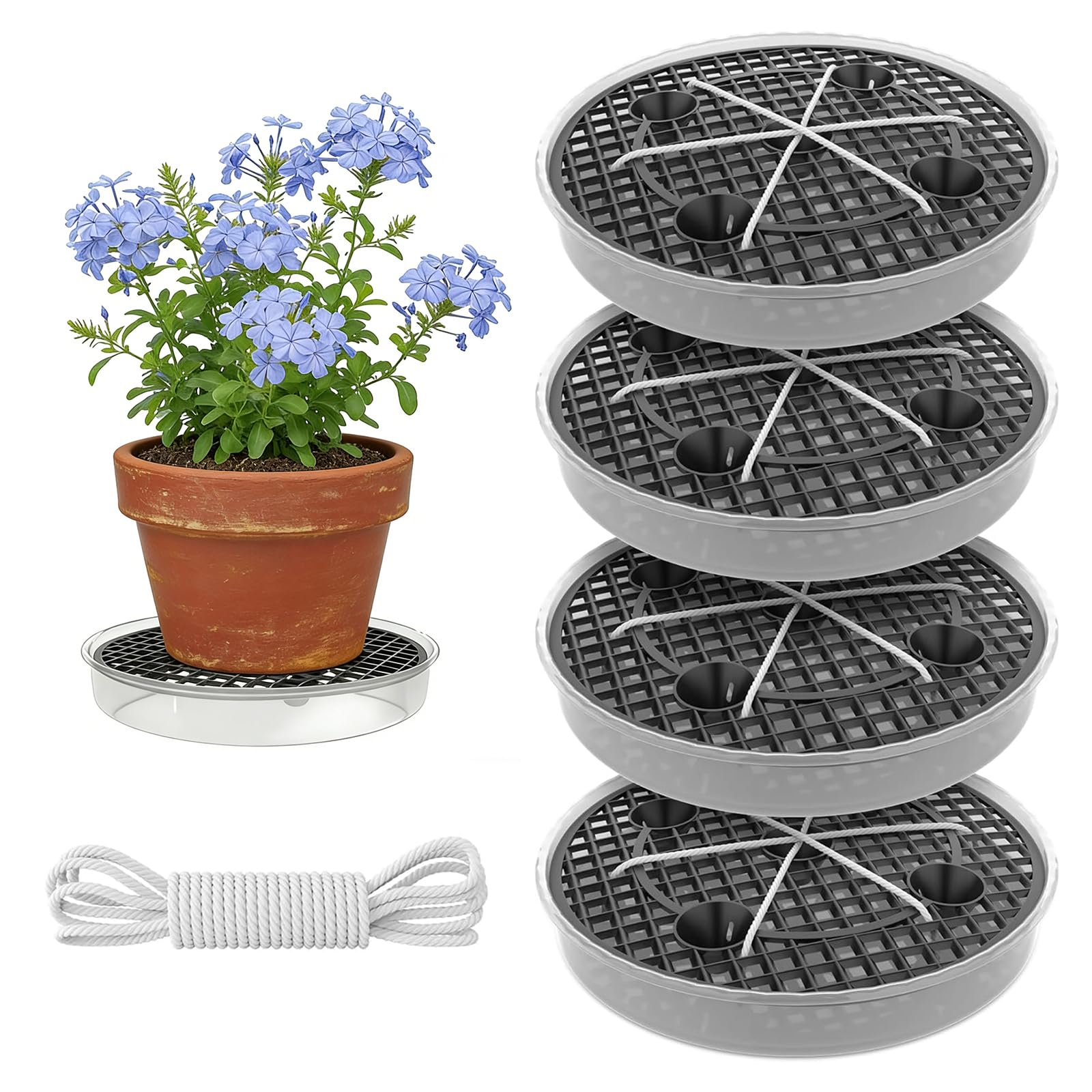 Bols d'eau pour plantes contre le dessèchement : transformez vos pots en autoirrigants