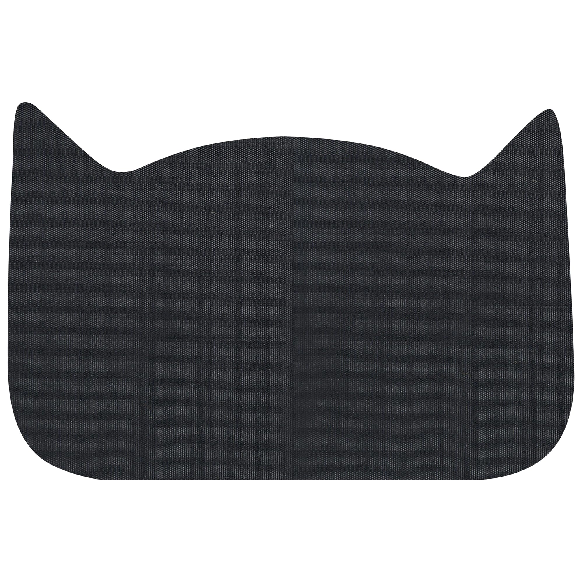 Beliani Fußmatte Kokosfaser bunt Tiermotiv Katze 60x90 cm rutschfest Indoor Caliraya