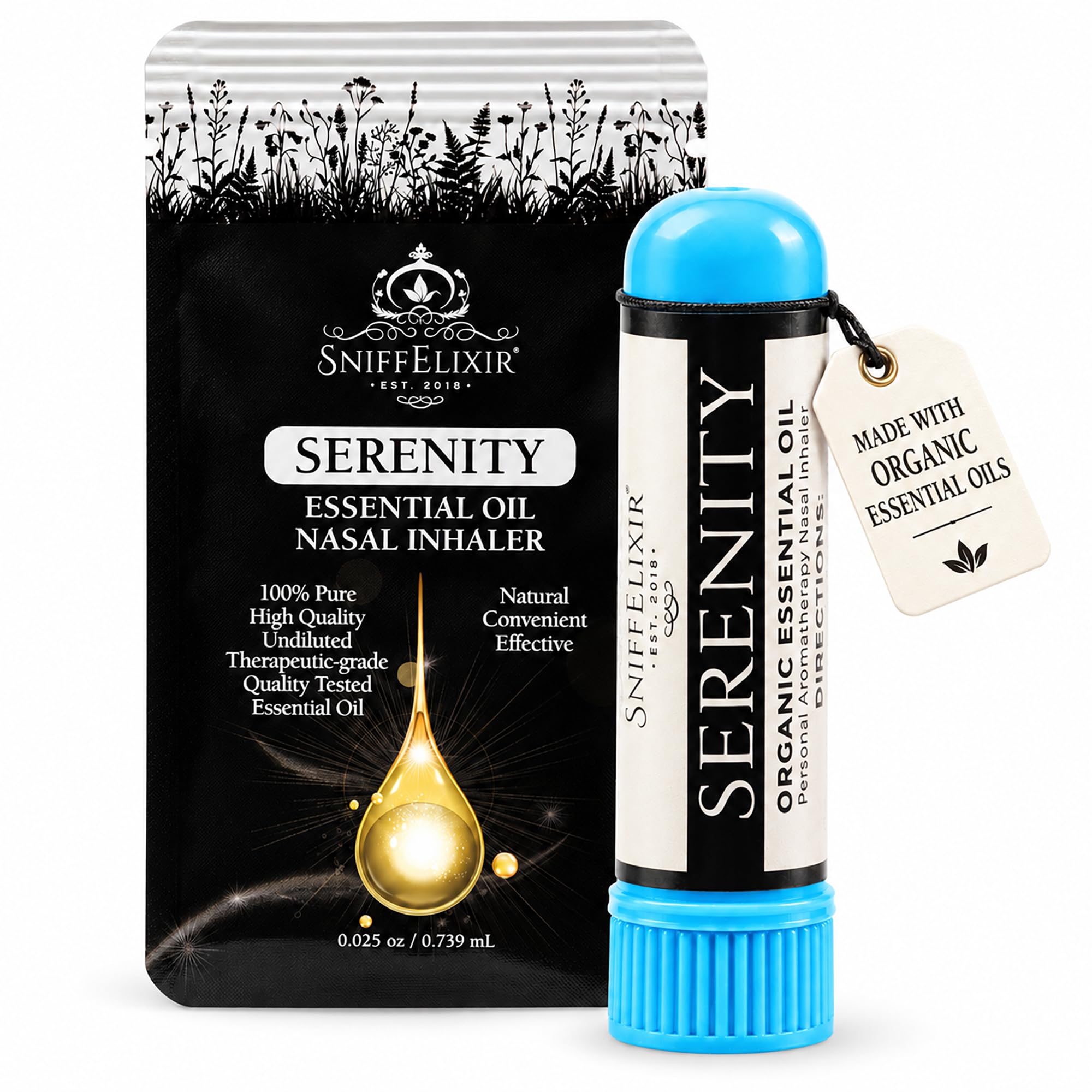 Amazon.com: Serenity Stress Relief Aromatherapy Nasal Stick Vapor