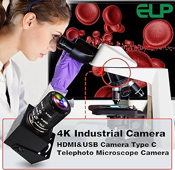 Amazon.com: ELP 4K USB HDMI Camera Manual Zoom Webcam Variable