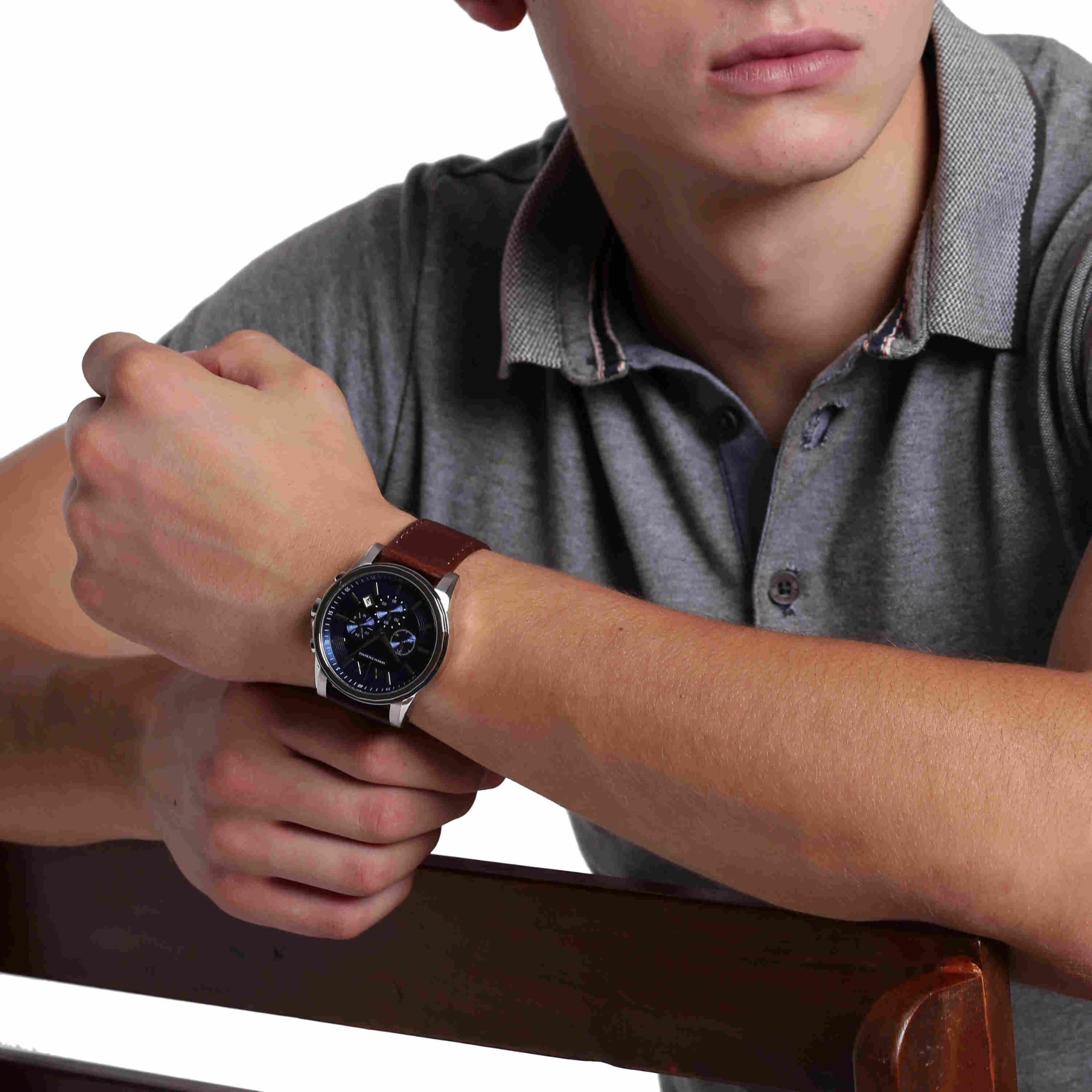 Armani Exchange Outdoor Banks zegarek ze stali nierdzewnej