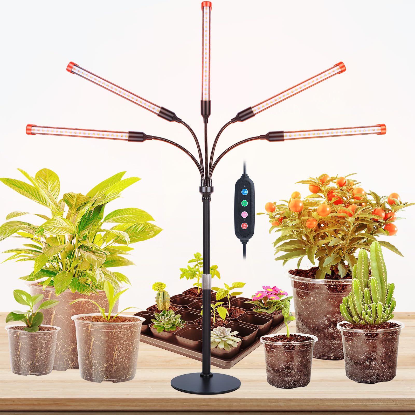 FECiDA 5-Head Table Top Grow Light