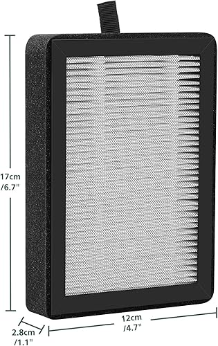 Miniatura 10 de isinlive LV-H128 Filtro de repuesto para purificador de aire compatible con filtro HEPA 3 en 1 LEVOIT LV-H128PUURVSAS (HM669A)  ROVACS (RV60), 4