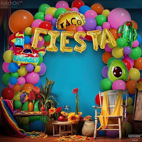 Miniatura 7 de Katchon, Kit de arco de globos de fiesta de 105 piezas, arco de globos del Cinco de Mayo, globos de fiesta para decoraciones de fiesta  Decoraciones