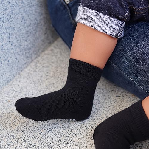 Miniatura 5 de RATIVE - Calcetines antideslizantes con agarres para bebé, bebés, niños pequeños, niños y niños