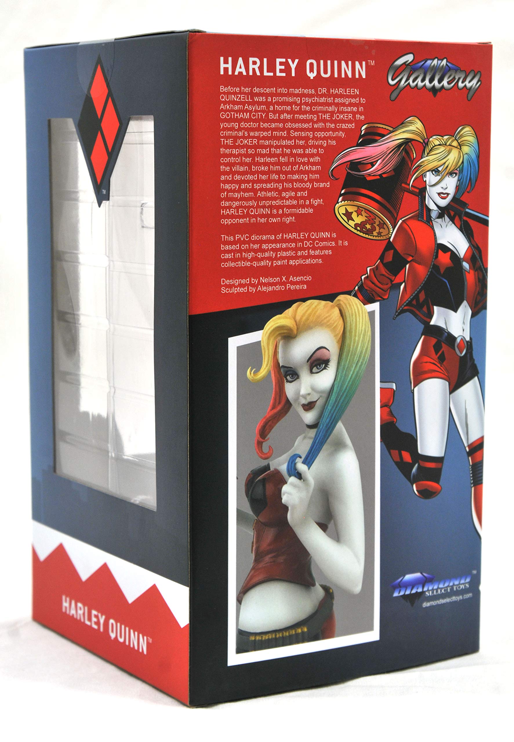 Amazon.com: DIAMOND SELECT TOYS DC Gallery: Harley Quinn Rebirth