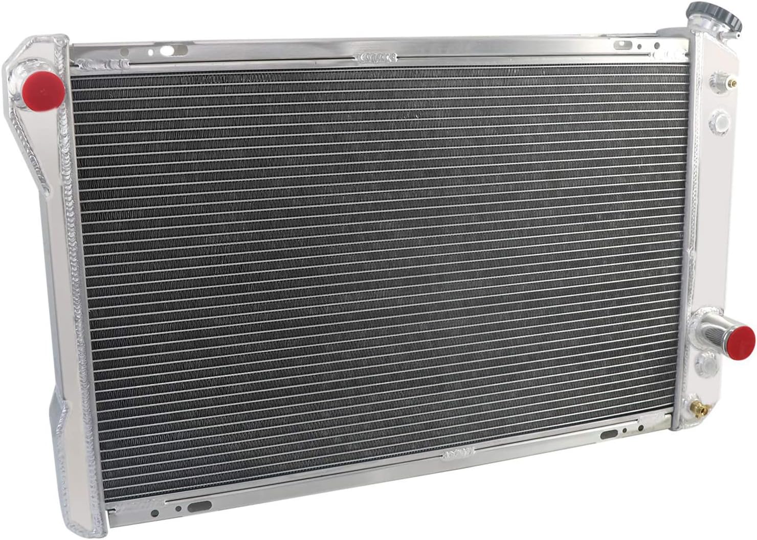 Aluminum Radiator for 1982-1992 Chevy Camaro,Pontiac Firebird AT 4 Row Core 12" Fans Shroud Thermostat Relay Kit 83 84 85 86 87 88 89 90 91 Radiators