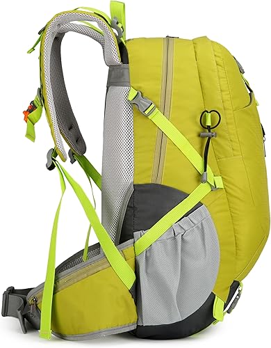 Miniatura 2 de Mochila de senderismo para hombres y mujeres, viajes, deportes al aire libre, mochila ligera, camping, bolsa, impermeable, 40L (verde)