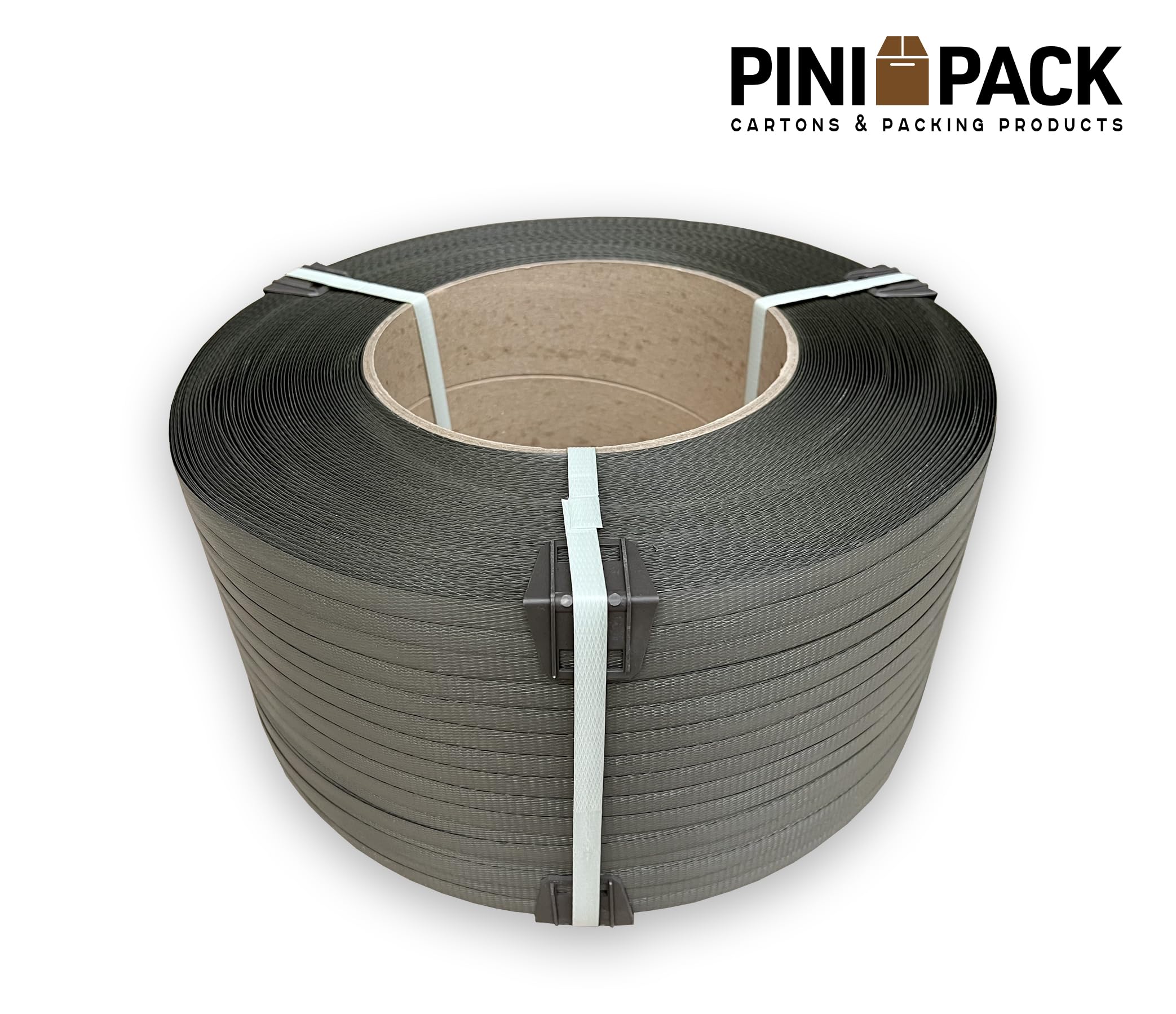Nastro reggiatura PP 3000 metri larghezza 12 mm spessore 0,6 mm forza di strappo 140 kg nucleo 200 mm nastro da imballaggio