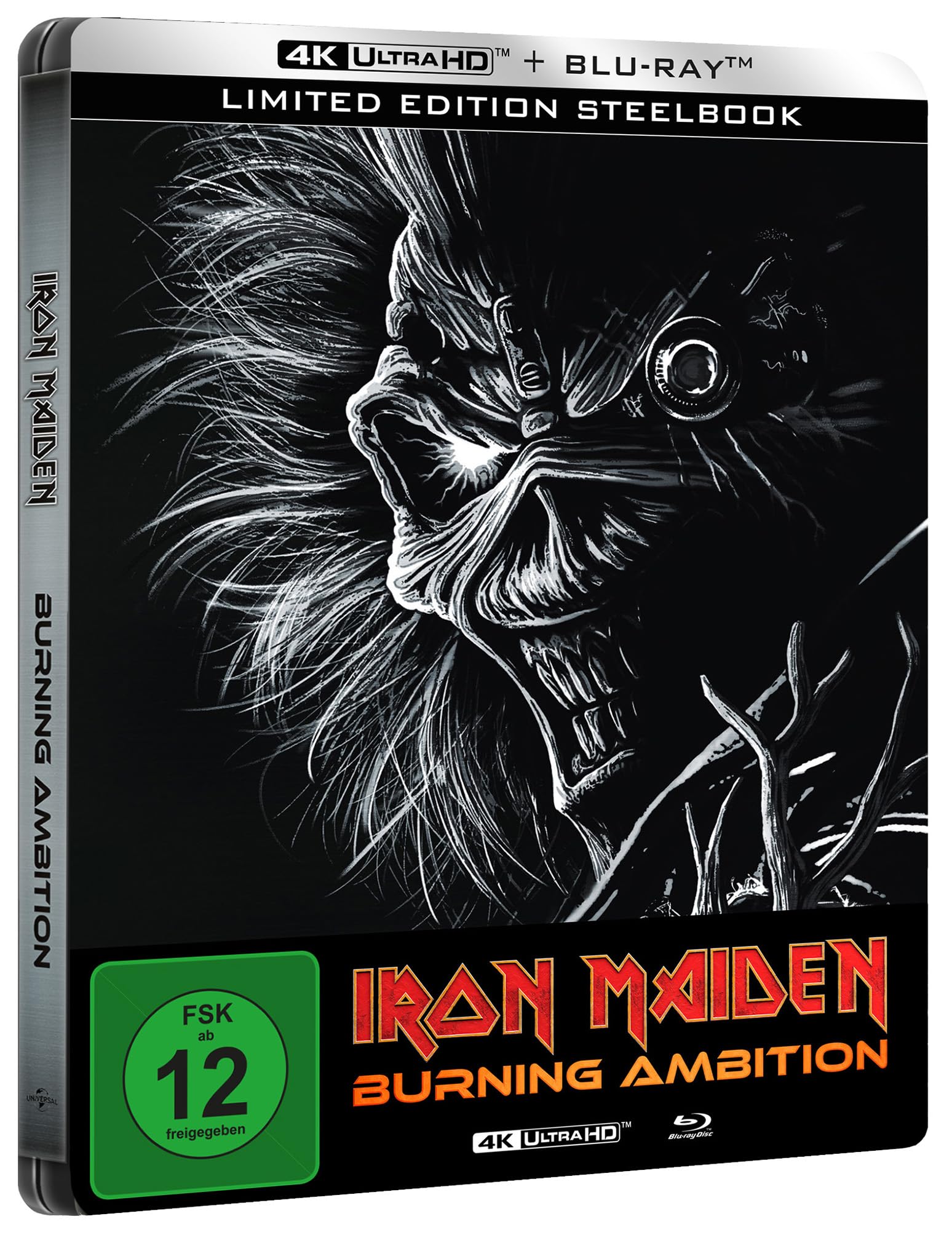Iron Maiden   Burning Ambition   (4K UHD Steelbook) (4K UHD | Blu-ray)